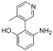 615572-95-7,Phenol, 3-amino-2-(4-methyl-3-pyridinyl)- (9CI)