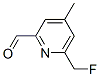 615580-34-2,2-Pyridinecarboxaldehyde, 6-(fluoromethyl)-4-methyl- (9CI)
