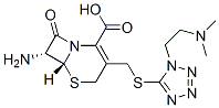 61607-66-7,(6R-trans)-7-amino-3-[[[1-[2-(dimethylamino)ethyl]-1H-tetrazol-5-yl]thio]methyl]-8-oxo-5-thia-1-azabicyclo[4.2.0]oct-2-ene-2-carboxylic acid