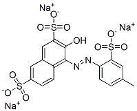 61617-66-1,3-hydroxy-4-[(4-methyl-2-sulphophenyl)azo]naphthalene-2,7-disulphonic acid, sodium salt