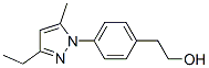 616879-53-9,Benzeneethanol, 4-(3-ethyl-5-methyl-1H-pyrazol-1-yl)- (9CI)