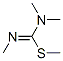 61713-37-9,Carbamimidothioic acid, trimethyl-, methyl ester (9CI)