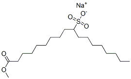 61791-91-1,sodium 1-methyl 10-sulphooctadecanoate