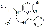 61802-93-5,7-bromo-5-(2-chlorophenyl)-2,3-dihydro-2-(methoxymethyl)-1-methyl-1H-benzo-1,4-diazepine monohydrochloride