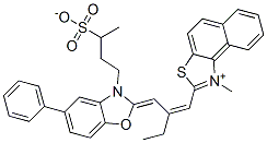 61891-06-3,1-methyl-2-[2-[[5-phenyl-3-(3-sulphonatobutyl)-3H-benzoxazol-2-ylidene]methyl]-1-butenyl]naphtho[1,2-d]thiazolium