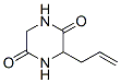 61892-78-2,2,5-Piperazinedione,  3-(2-propenyl)-  (9CI)