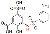 6201-85-0,3-(3-aminophenylsulfonamido)-2-hydroxy-5-sulfobenzoic acid