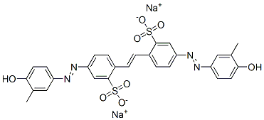 62037-55-2,disodium 4,4'-bis[(4-hydroxy-3-methylphenyl)azo]stilbene-2,2'-disulphonate