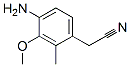 620604-58-2,Benzeneacetonitrile, 4-amino-3-methoxy-2-methyl- (9CI)