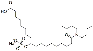 62093-93-0,sodium hydrogen N,N-dibutyl-10-(sulphonatooxy)octadecanamidate
