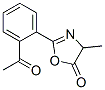 62100-37-2,5(4H)-Oxazolone,  2-(2-acetylphenyl)-4-methyl-