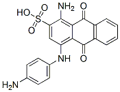 6222-65-7,1-amino-4-(4-aminoanilino)-9,10-dihydro-9,10-dioxoanthracene-2-sulphonic acid