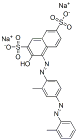 6226-80-8,disodium 3-hydroxy-4-[[2-methyl-4-[(o-tolyl)azo]phenyl]azo]naphthalene-2,7-disulphonate