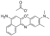 62332-09-6,5-amino-9-(dimethylamino)-10-methylbenzo[a]phenoxazin-7-ium acetate