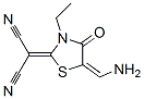 623550-82-3,Propanedinitrile, [5-(aminomethylene)-3-ethyl-4-oxo-2-thiazolidinylidene]- (9CI)