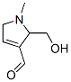 62501-63-7,1H-Pyrrole-3-carboxaldehyde, 2,5-dihydro-2-(hydroxymethyl)-1-methyl- (9CI)