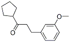625445-49-0,CYCLOPENTYL 2-(3-METHOXYPHENYL)ETHYL KETONE