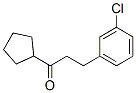 625445-70-7,2-(3-CHLOROPHENYL)ETHYL CYCLOPENTYL KETONE