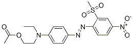 62554-89-6,2-[N-ethyl-p-[[2-(methylsulphonyl)-4-nitrophenyl]azo]anilino]ethyl acetate