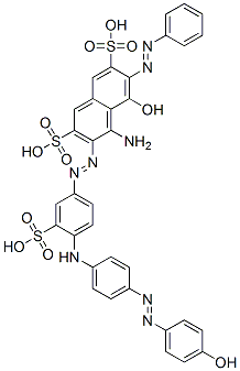 62570-24-5,4-amino-5-hydroxy-3-[[4-[[4-[(4-hydroxyphenyl)azo]phenyl]amino]-3-sulphophenyl]azo]-6-(phenylazo)naphthalene-2,7-disulphonic acid