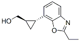625851-01-6,Cyclopropanemethanol, 2-(2-ethyl-7-benzoxazolyl)-, (1R,2R)- (9CI)
