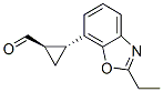 625851-05-0,Cyclopropanecarboxaldehyde, 2-(2-ethyl-7-benzoxazolyl)-, (1R,2R)- (9CI)