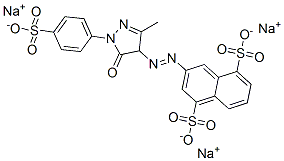 62609-95-4,trisodium 3-[[4,5-dihydro-3-methyl-5-oxo-1-(4-sulphonatophenyl)-1H-pyrazol-4-yl]azo]naphthalene-1,5-disulphonate