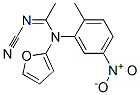 626217-40-1,Ethanimidamide,  N-cyano-N-2-furanyl-N-(2-methyl-5-nitrophenyl)-