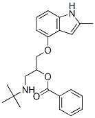 62658-63-3,2-PROPANOL, 1-[(1,1-DIMETHYLETHYL)AMINO]-3-[(2-METHYL-1H-INDOL-4-YL)OXY]-, BENZOATE (ESTER)