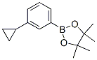 627526-56-1,2-(3-CYCLOPROPYLPHENYL)-4,4,5,5-TETRAMETHYL-[1,3,2]DIOXABOROLANE