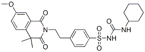 62783-47-5,3-cyclohexyl-1-[4-[2-(7-methoxy-4,4-dimethyl-1,3-dioxo-isoquinolin-2-yl)ethyl]phenyl]sulfonyl-urea