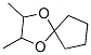 6290-15-9,1,4-Dioxaspiro[4.4]nonane,  2,3-dimethyl-
