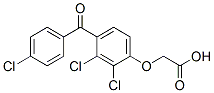 62967-01-5,[2,3-dichloro-4-(4-chlorobenzoyl)phenoxy]acetic acid