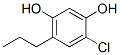6298-86-8,4-chloro-6-propyl-benzene-1,3-diol
