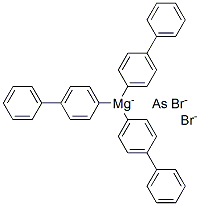 6299-11-2,magnesium(+2) cation, tris(4-phenylphenyl)arsane, dibromide