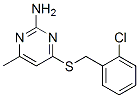 6299-21-4,4-[(2-chlorophenyl)methylsulfanyl]-6-methyl-pyrimidin-2-amine