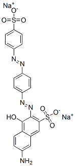 6300-50-1,disodium 7-amino-4-hydroxy-3-[[4-[(4-sulphonatophenyl)azo]phenyl]azo]naphthalene-2-sulphonate