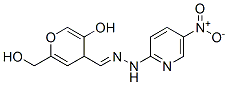 6300-88-5,6-(hydroxymethyl)-4-[[(5-nitropyridin-2-yl)hydrazinylidene]methyl]-4H- pyran-3-ol