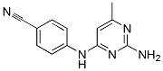 6303-41-9,4-[(2-amino-6-methyl-pyrimidin-4-yl)amino]benzonitrile