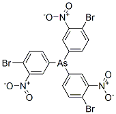 6306-92-9,tris(4-bromo-3-nitro-phenyl)arsane