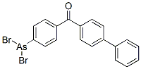 6307-56-8,(4-dibromoarsanylphenyl)-(4-phenylphenyl)methanone