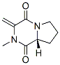 63095-63-6,Pyrrolo[1,2-a]pyrazine-1,4-dione, hexahydro-2-methyl-3-methylene-, (R)- (9CI)