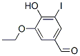 6312-82-9,3-ETHOXY-4-HYDROXY-5-IODOBENZALDEHYDE