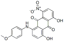 63133-83-5,1,8-dihydroxy-4-[(4-methoxyphenyl)amino]-5-nitro-anthracene-9,10-dione
