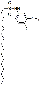 63134-12-3,N-(3-amino-4-chlorophenyl)hexadecane-1-sulphonamide