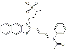 63148-84-5,2-[4-(acetylanilino)-1,3-butadienyl]-3-(3-sulphonatobutyl)naphtho[2,3-d]thiazolium