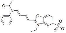 63148-85-6,2-[4-(acetylphenylamino)buta-1,3-dienyl]-3-ethyl-5-sulphonatobenzoxazolium