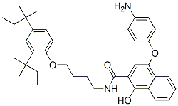 63149-27-9,4-(4-aminophenoxy)-N-[4-[2,4-bis(1,1-dimethylpropyl)phenoxy]butyl]-1-hydroxynaphthalene-2-carboxamide