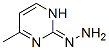 63170-77-4,2(1H)-Pyrimidinone, 4-methyl-, hydrazone (9CI)