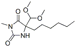 6318-25-8,5-(dimethoxymethyl)-5-hexyl-3-methyl-imidazolidine-2,4-dione